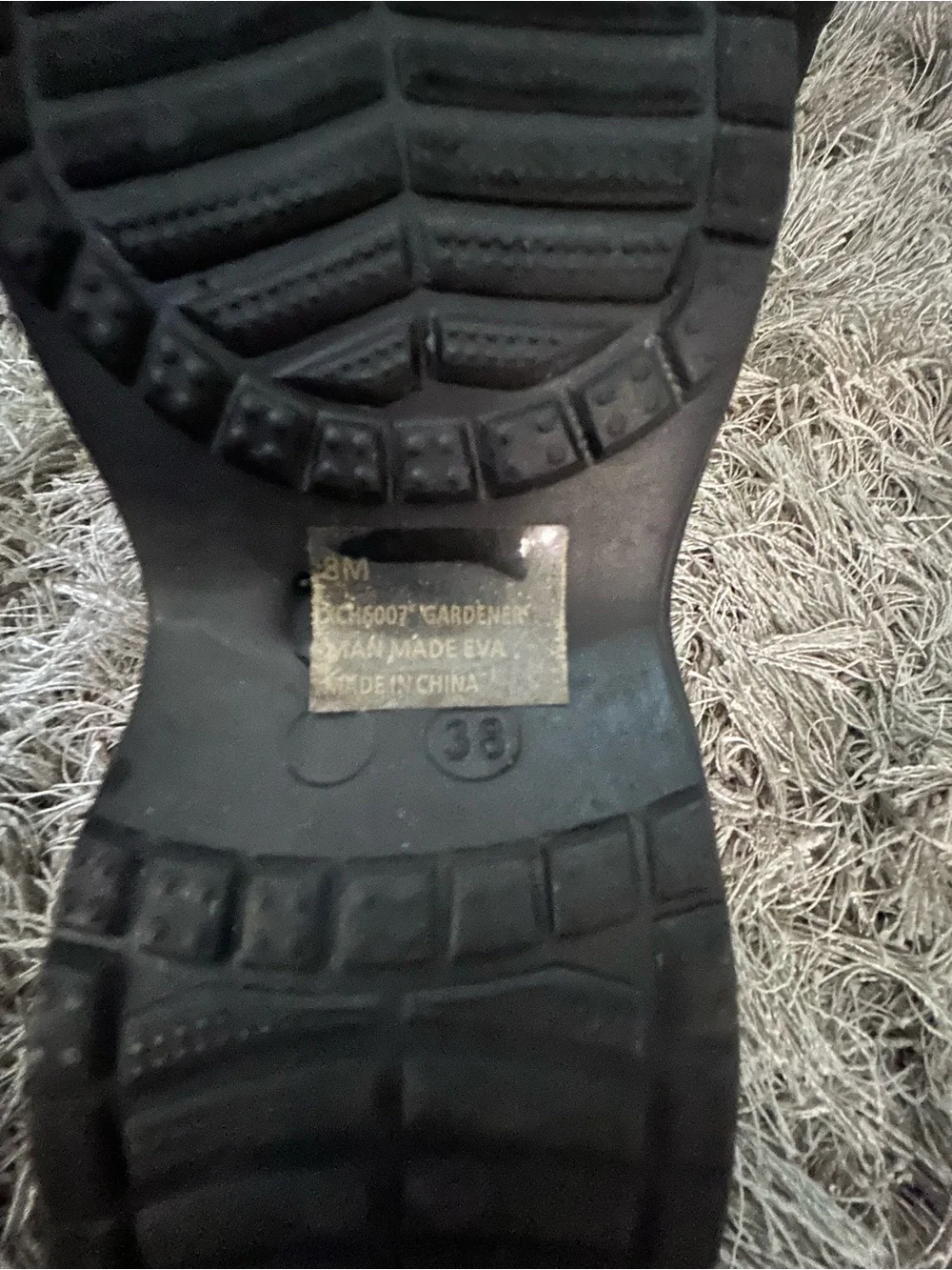 Black Platform Slip-On Clog with Decorative Charms